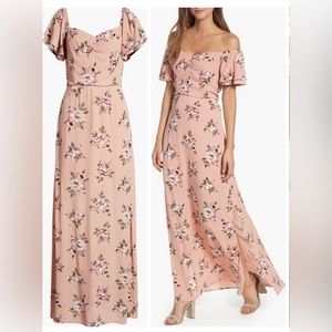 Row A - Off the Shoulder Maxi Dress - Size XL